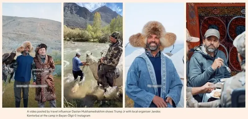 Trump Jr. vânătoare în Mongolia cu oligarh legat de Kremlin